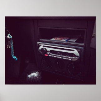 Car-cd-stereo-poster Poster