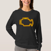 Car Check Engine Light T-shirt (Voorkant)