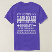 Car Cleaning Funny Statement Cft T-shirt (Design voorkant)