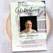 Car Collector Celebration of Life Photo, Funeral Kaart