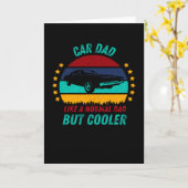 Car Dad - Cool Vaders Day Gift Kaart (Gele Bloem)