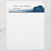 Car Dealer Custom Briefhoofd (Voorkant / Achterkant)