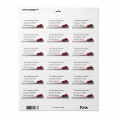 Car Dealer Etiket (Full Sheet)