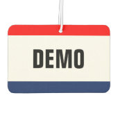 Car Dealership DEMO-promotie Luchtverfrisser (Achterkant)