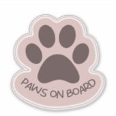 Car Decal Bumper Sticker (Voorkant)