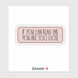 Car Decal Bumper Sticker