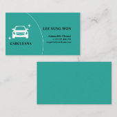 Car Details en Automobile Cleaner Services Visitekaartje (Voorkant / Achterkant)