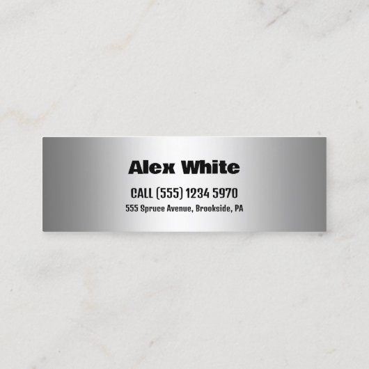 Car Details Mini Visitekaartje (Achterkant)