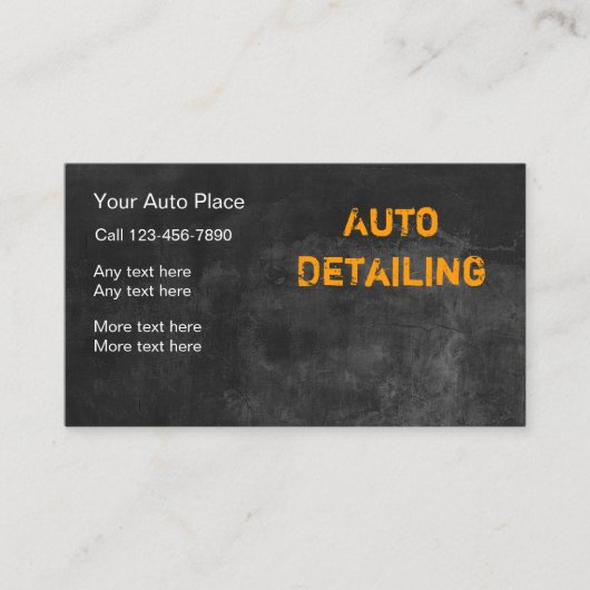 Car Details Services Visitekaartje (Voorkant)