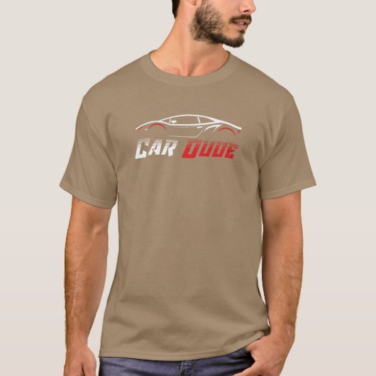 Car Dude Car Lovers Car Collector Drift Car Auto M T-shirt (Voorkant)