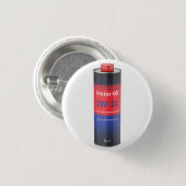 Car engine oil tin bottle ronde button 3,2 cm (Voorkant /achterkant)