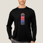 Car engine oil tin bottle Tri-Blend shirt (Voorkant volledig)
