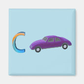Car Fridge Magnet (Voorkant)