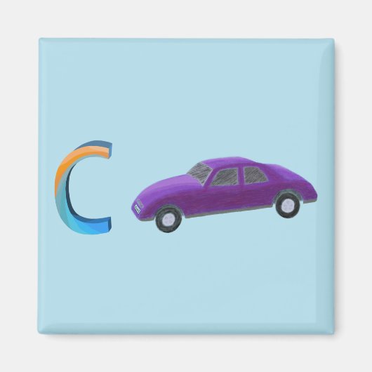 Car Fridge Magnet (Voorkant)