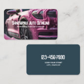 Car-gegevens Visitekaartje (Voorkant / Achterkant)