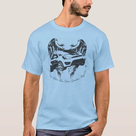 Car Guardian Angel T-shirt (Voorkant)