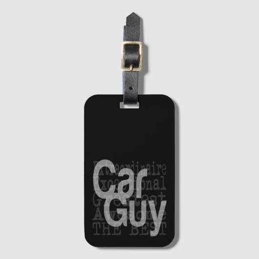 Car Guy Extraordinaire Bagagelabel (Voorkant (verticaal))