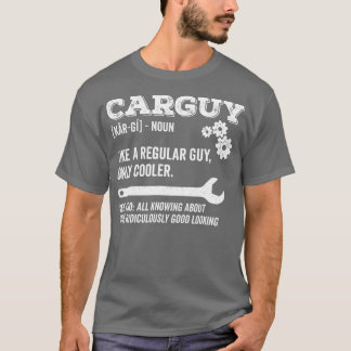 Car Guy Funny Definition Vaderdag Dark T-shirt
