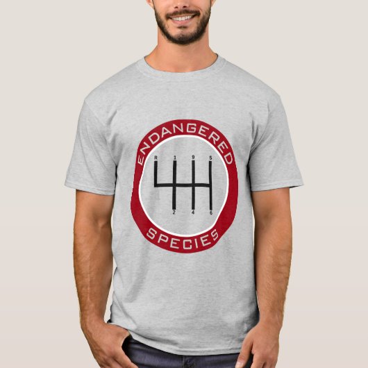 Car Guy, Mechanic, Endangered Species, Manual T-shirt (Voorkant)