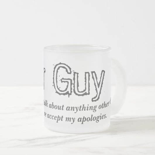 Car Guy Talk Matglas Koffiemok (Voorkant rechts)