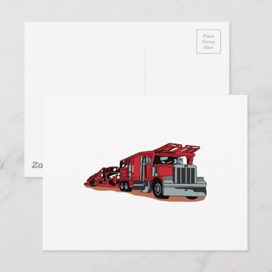 Car Hauler Briefkaart (Voorkant / Achterkant)