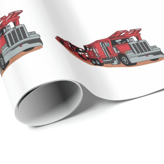 Car Hauler Cadeaupapier (Rol Hoek)
