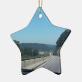 Car Holiday Mountains Europe Austria Fotografie Keramisch Ornament (Links)