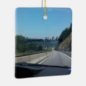 Car Holiday Mountains Europe Austria Fotografie Keramisch Ornament (Rechts)