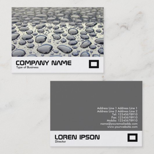 Car Hood Visitekaartje (Voorkant / Achterkant)