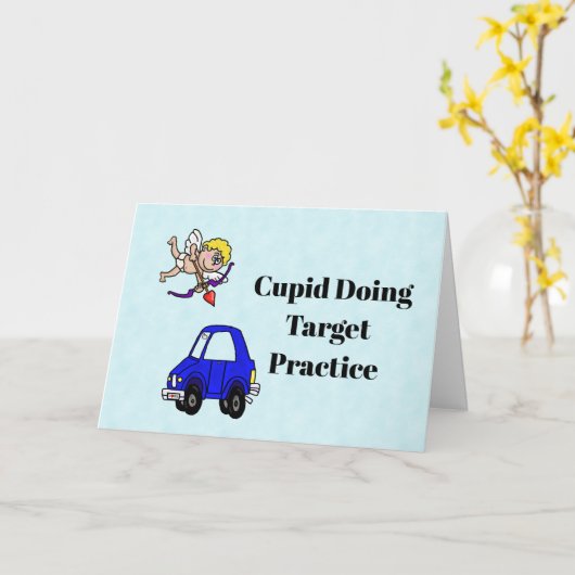 Car Lovers Funny Valentijnsdag Card Kaart (Gele Bloem)