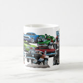 Car Madness! Cartoon van de spier Koffiemok (Center)