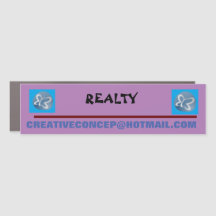 CAR MAGNET bumper magneet 10 x 3