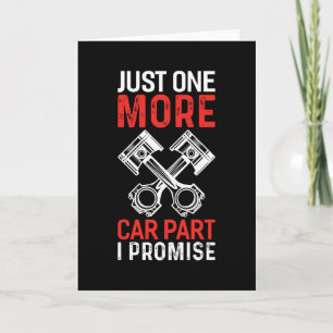 Car Mechanic Repair Garage Tuning Funny Gift Idea Kaart