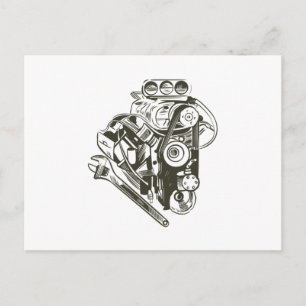 CAR-MECHANISCH ELEMENT BRIEFKAART