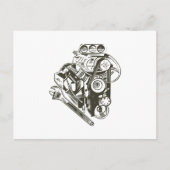 CAR-MECHANISCH ELEMENT BRIEFKAART (Voorkant)