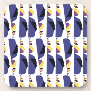 Car Night Shades Pixelat van Masanser Bier Onderzetter