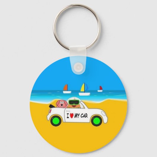 Car of Pou Sleutelhanger (Voorkant)