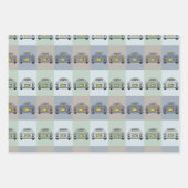 Car Pattern Wrapping Paper Sheets (Voorkant 2)