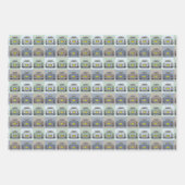 Car Pattern Wrapping Paper Sheets (Voorkant)