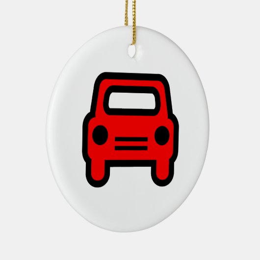 Car-pictogram Keramisch Ornament (Rechts)