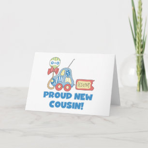 Car Proud New Cousin Het is een jongen Aankondiging