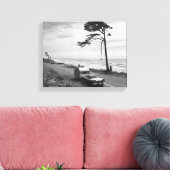 Car Pulling Trailer Canvas Afdruk (Insitu (Woonkamer))