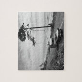 Car Pulling Trailer Legpuzzel (Verticaal)