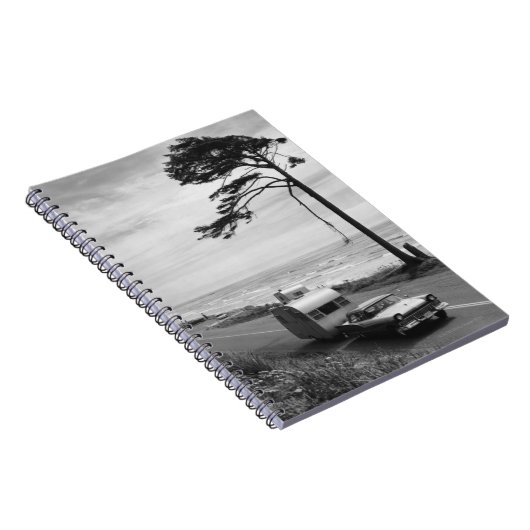 Car Pulling Trailer Notitieboek (Rechterzijde)