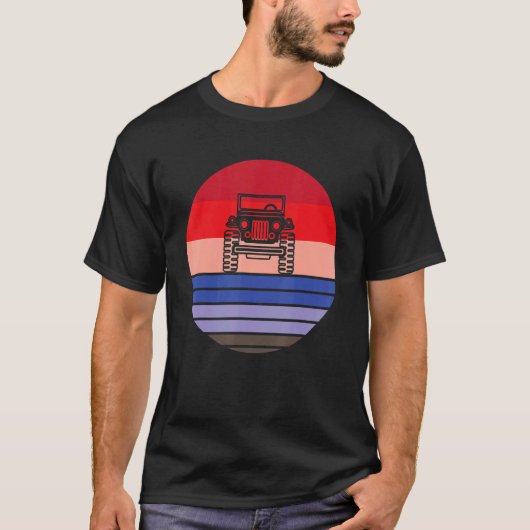 CAR Quad Bike Off Roading 5X5 Mudding Enthusiast T-shirt (Voorkant)