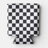 Car Racing / Chess Pattern + uw ruggengraat. en id Blikjeskoeler (Voorkant)