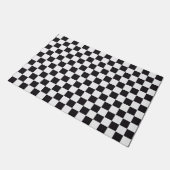 Car Racing / Chess Pattern + uw ruggengraat. en id Deurmat (Schuin)