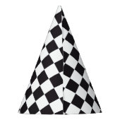 Car Racing / Chess Pattern + uw ruggengraat. en id Feesthoedjes (Achterkant)