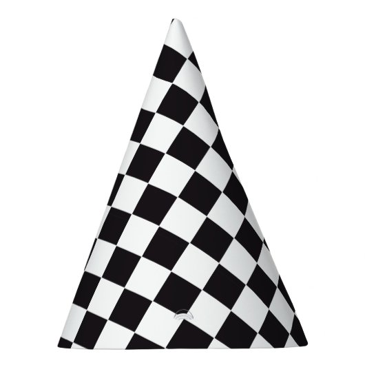 Car Racing / Chess Pattern + uw ruggengraat. en id Feesthoedjes (Rechts)