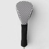 Car Racing / Chess Pattern + uw ruggengraat. en id Golfheadcover (Voorkant)